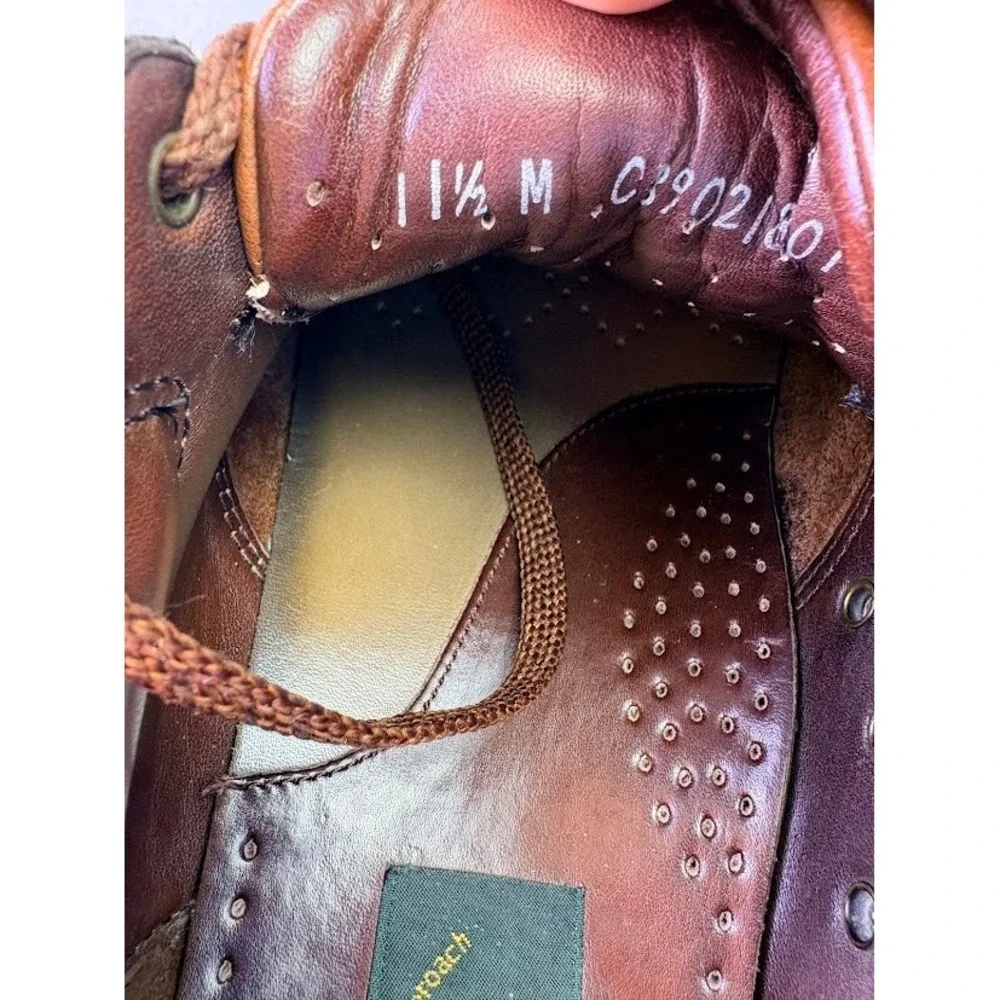 SAS Time Out Walking Shoes Mens 11.5 M Brown Good Leather Lace‎ Up Comfort USA